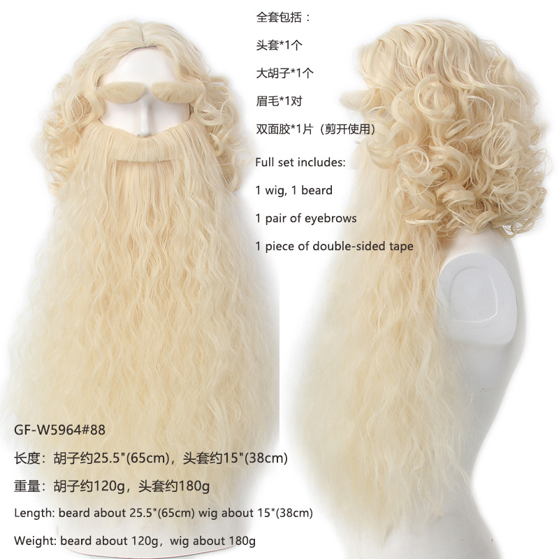 Perruque de cheveux de noël po - Mens Accessories Style avis et prix