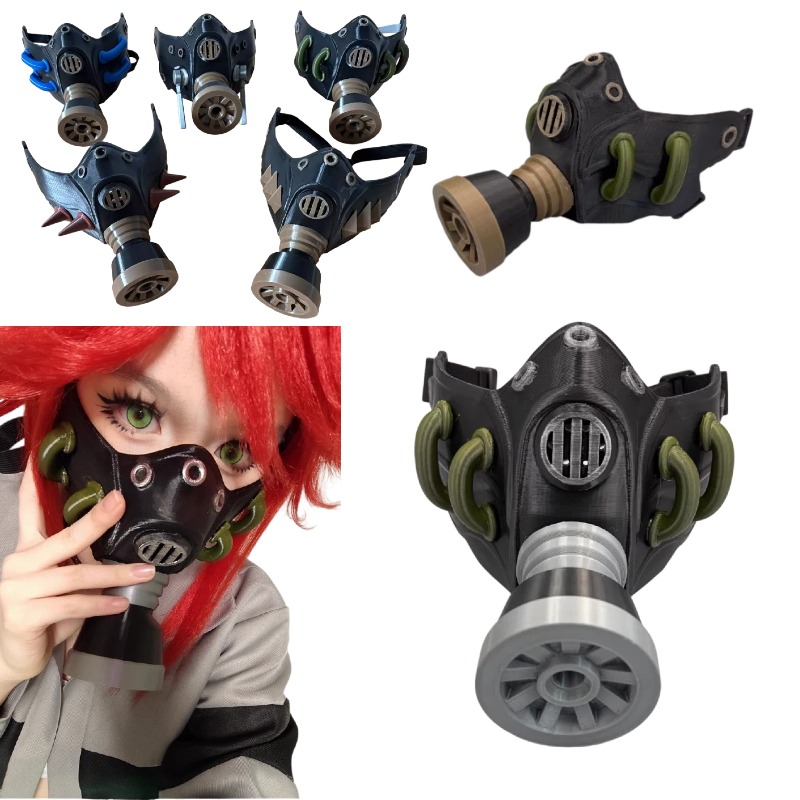 Masque à gaz noir imprimé en 3 - Men'S Accessories Japan avis et prix