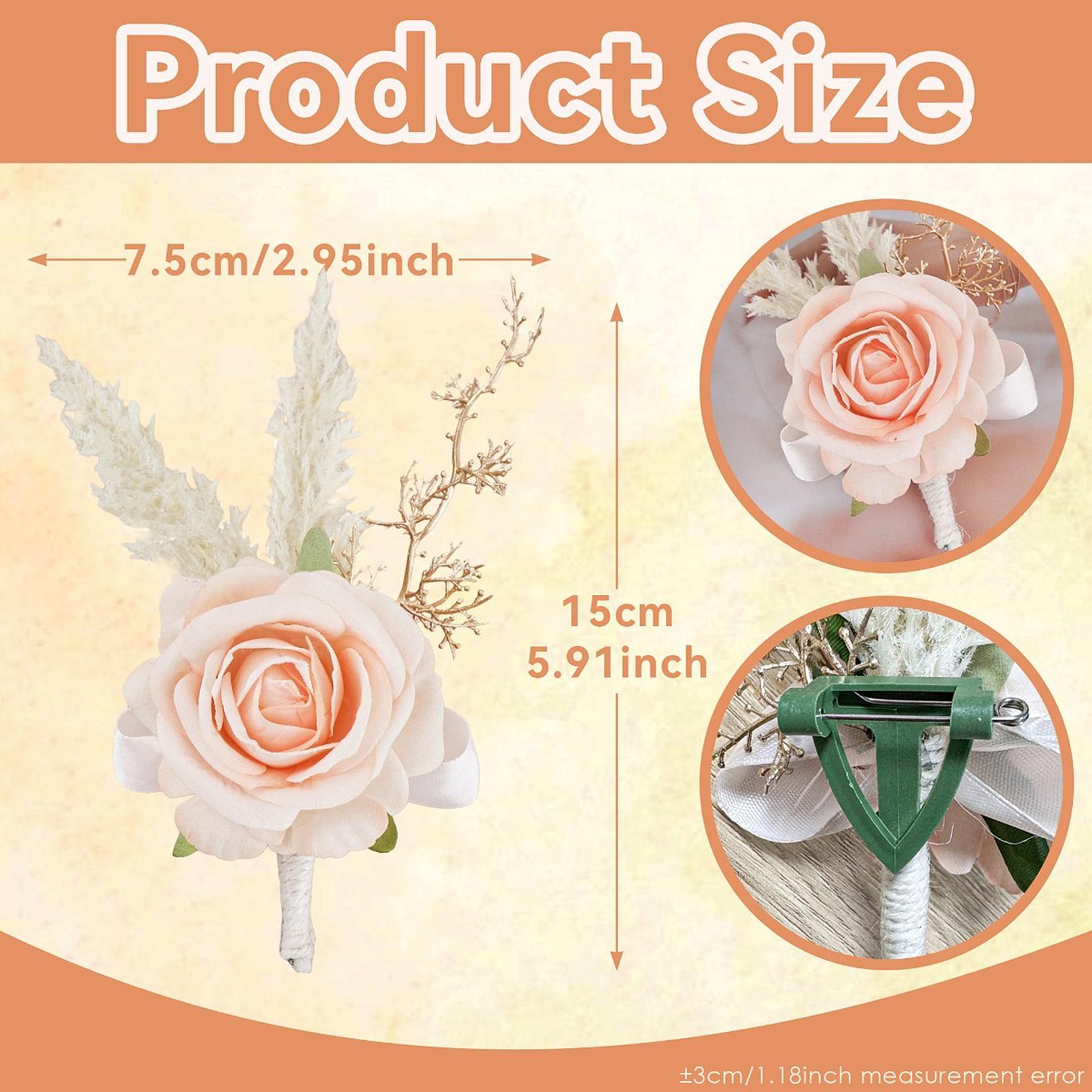 Boutonnière élégante en rose a - Men'S Accessories Best avis et prix