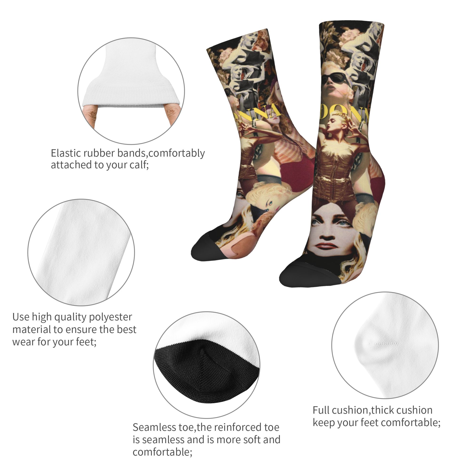 Madonnas CONFESSIONS II Tour 2 - Men'S Accessories Best avis et prix